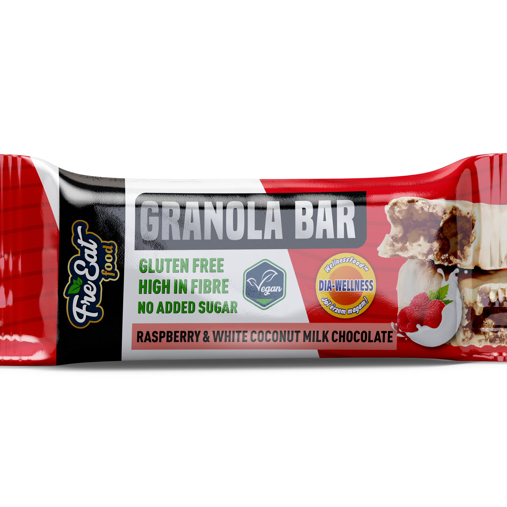 Dia-Wellness freeat food granola bar s kokosovou mliečkou a bielou čokoládou 50 g