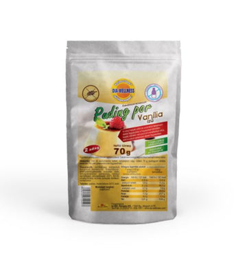 Dia-Wellness vanilkový puding bez cukru so sladidlami 70 g - 39513