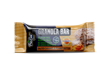 Dia-wellness freeat food granola bar so slanou karamelovou chuťou 50 g