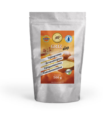 Dia-Wellness 4v1 Bezlepková, Nízkosacharidová, Bezlaktózová a Vegánska Krupicová Zmes 500 g - 82689