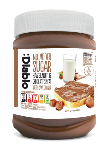 Diablo Lieskovooriešková čokoládová nátierka bez pridaného cukru 350 g - 81154