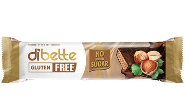 Dibette oblátka s orieškovým krémom v horkej čokoláde 26g - 53725