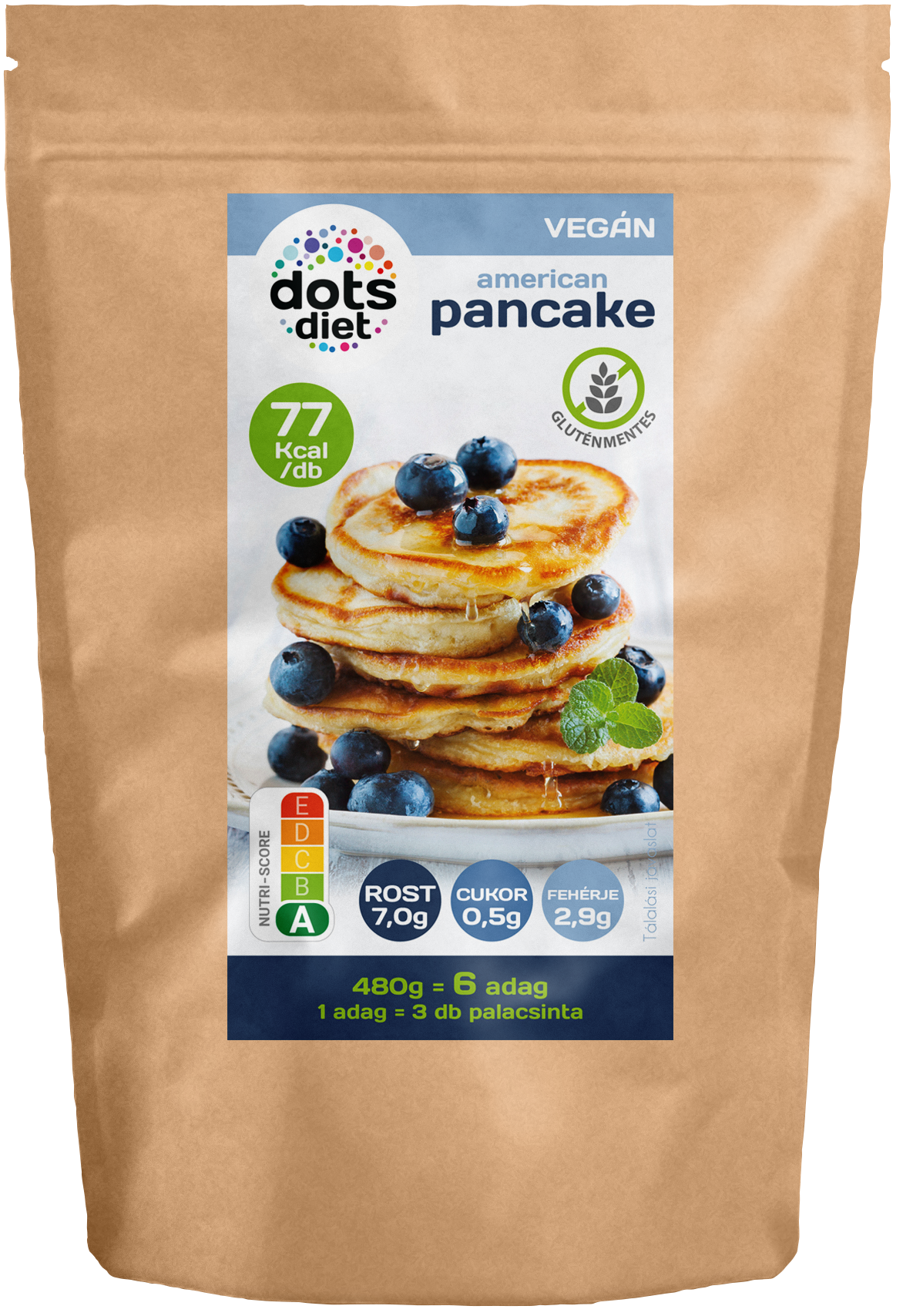 Dotsdiet Americké palacinky zmes so sladidlami 480 g - 95315