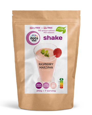 Dotsdiet shake powder s raspberry-marcipánovou chuťou 210 g
