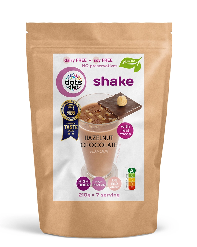 Dotsdiet shake prášok s orechovo-čokoládovou chuťou 210 g