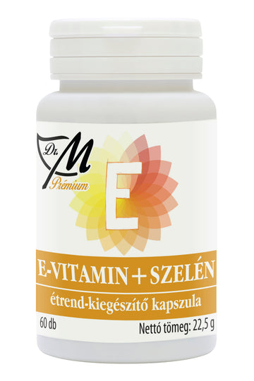 Dr.m prémiový e-vitamín + selén 60 kapsúl