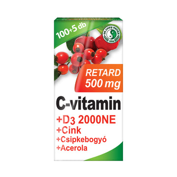 Dr.chen vitamín C 500 mg retard+d3+acerol tablety 105 šálok