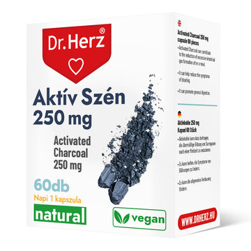 Dr.herz aktívne uhlie 250 mg kapsuly 60 šb.