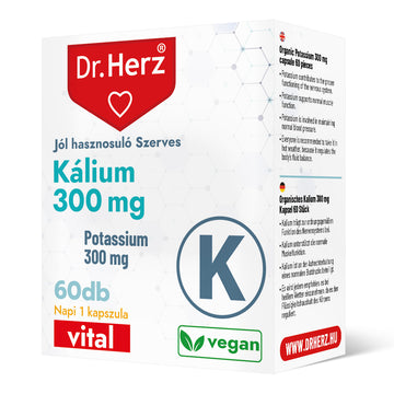 Dr.herz organické draslíko 300 mg kapsuly 60 š.