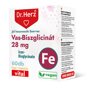 Dr.herz železný biszglicín 28 mg kapsuly 60 šálok