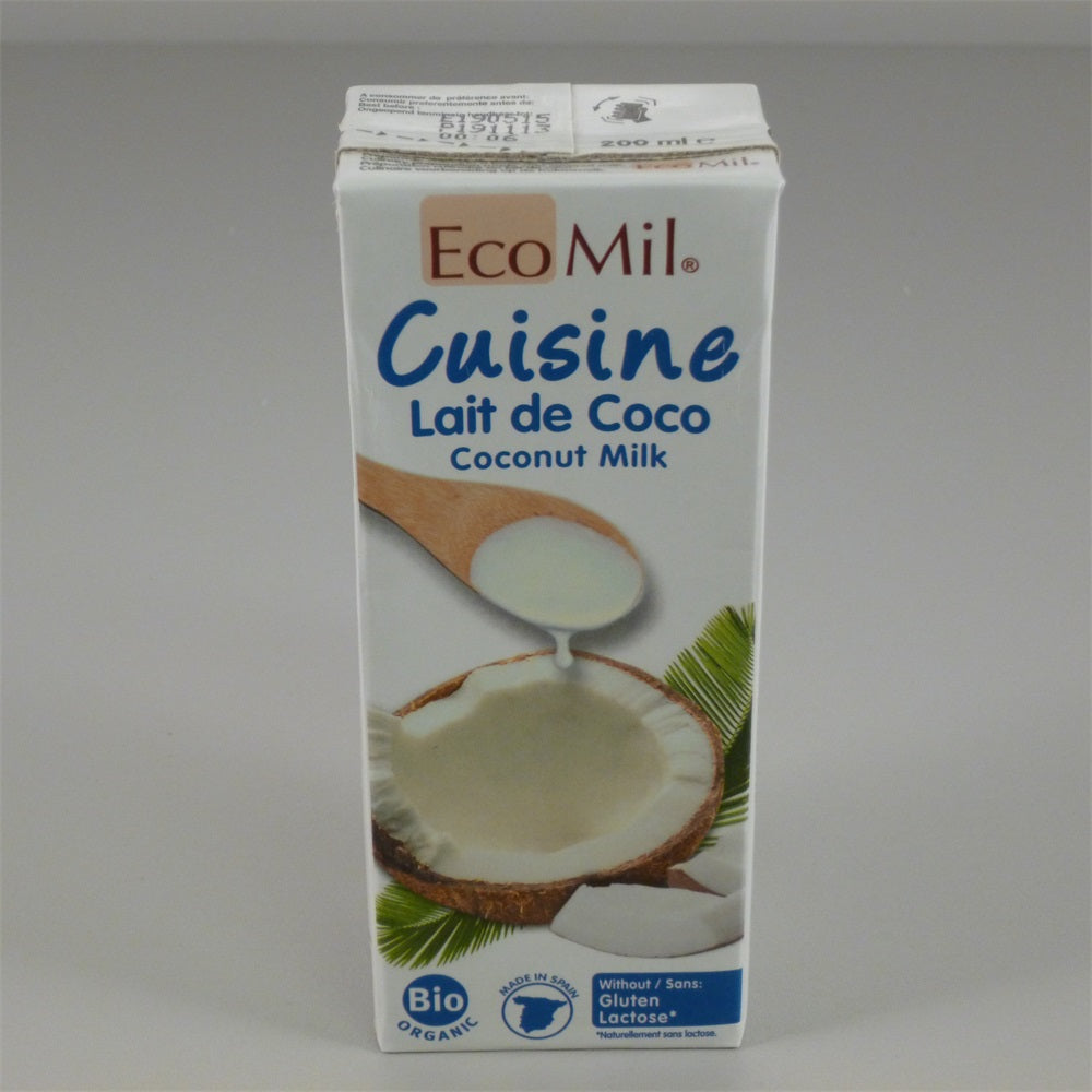 EcoMil Kokosové mlieko na varenie 200 ml - 34266