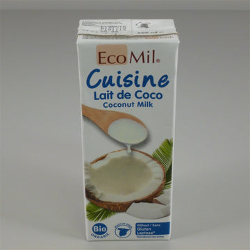 EcoMil Kokosové mlieko na varenie 200 ml - 34266