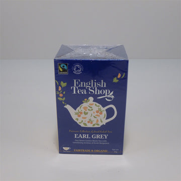 English Tea Shop Earl Grey čajové vrecúška 45 g - 29341