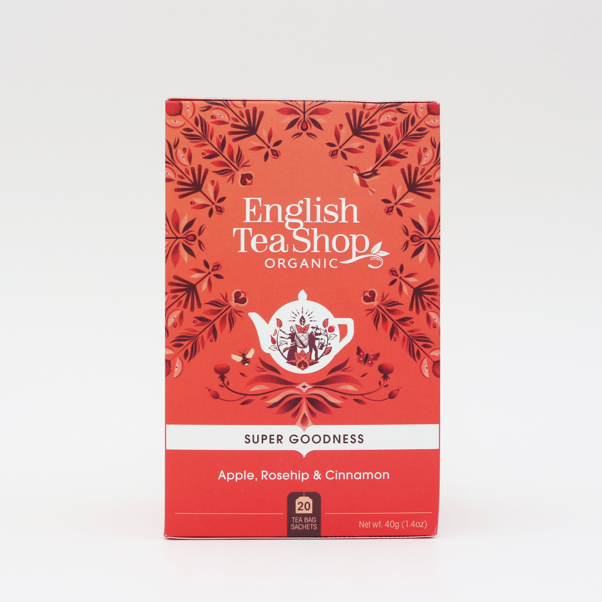 English Tea Shop Organický jablkovo-škoricový čaj, nálevové vrecúška 40 g - 82273