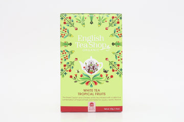 English Tea Shop Biely čaj s tropickým ovocím v nálevových vreckách 40 g - 86116