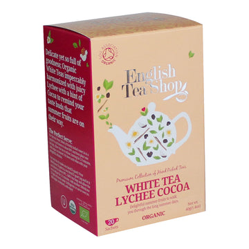 English Tea Shop Biely čaj s príchuťou liči a kakaa 40 g - 56191