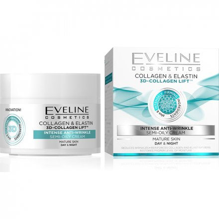 Eveline 3d kolagénový intenzívny krém na odstránenie vrásk 50 ml