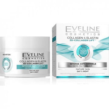 Eveline 3d kolagénový intenzívny krém na odstránenie vrásk 50 ml