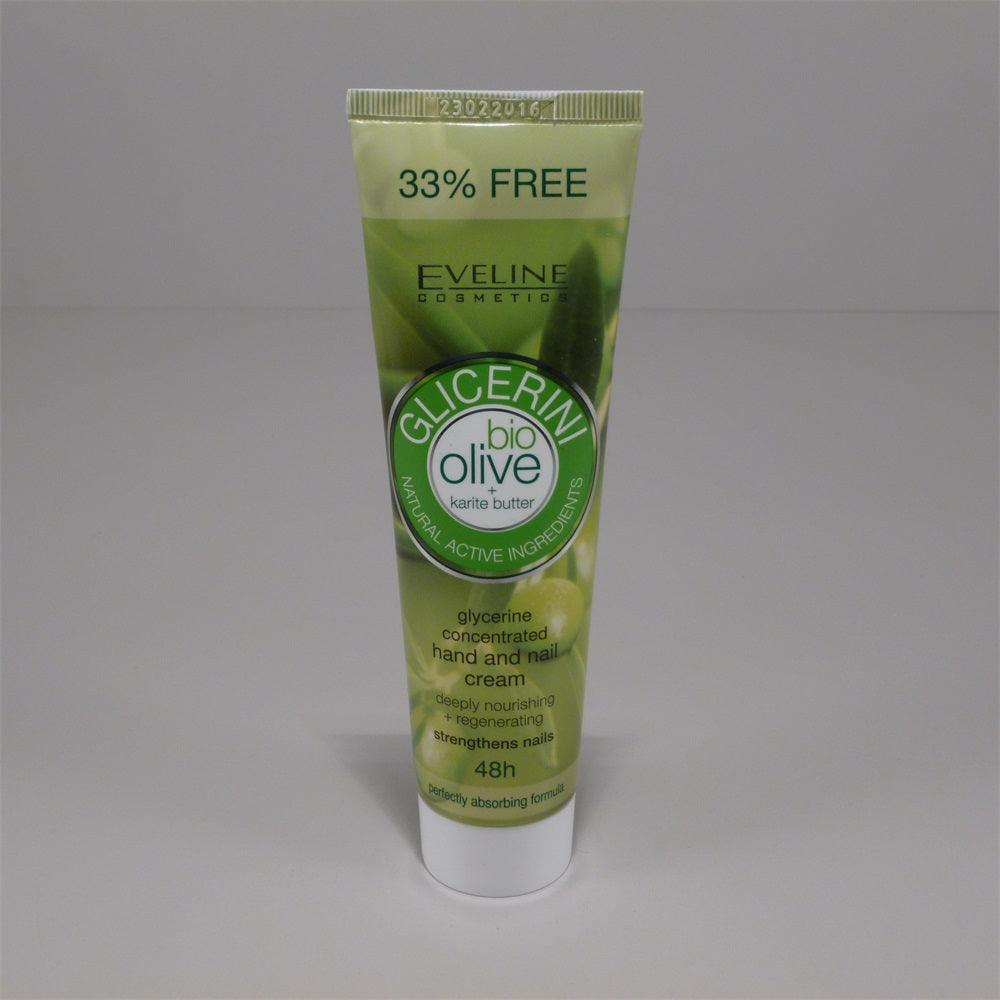 Eveline Cosmetics Vyživujúci krém na ruky a nechty s olivou a bambuckým maslom 100 ml - 38732