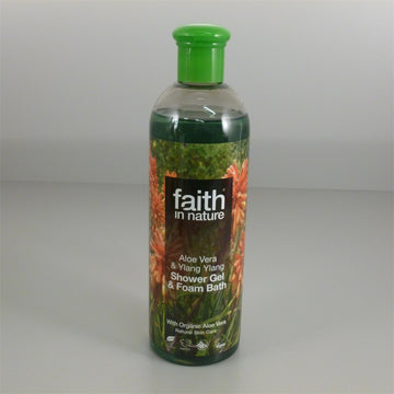 Faith in Nature Aloe Vera Hydratačný sprchový gél 400 ml - 26452