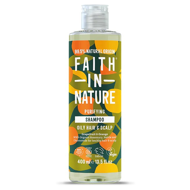 Faith in Nature Šampón s grapefruitom a pomarančom pre normálne až mastné vlasy 400 ml - 58719