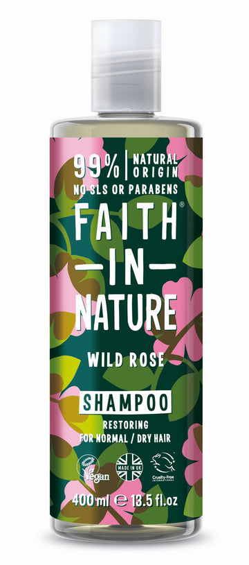 Faith in Nature Vyživujúci šampón s divokou ružou 400 ml - 83412