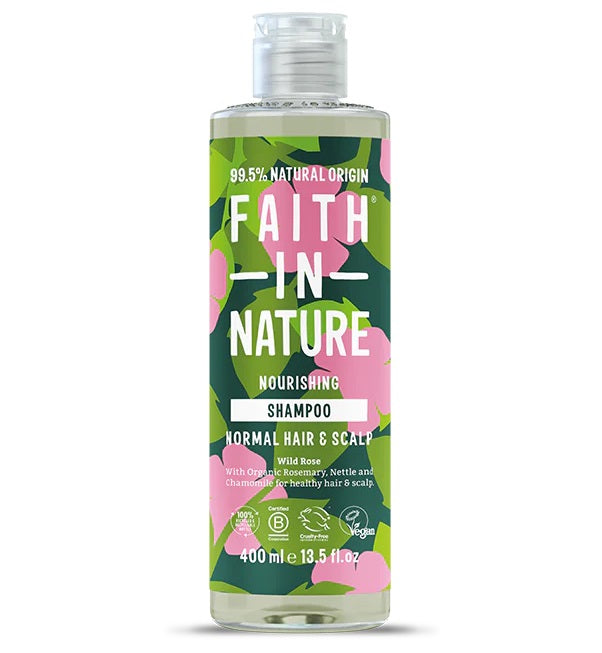 Faith in Nature Vyživujúci šampón s divokou ružou 400 ml - 83412