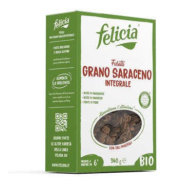 Felicia Bezgluténové celozrnné pohánkové fusilli 250 g - 46262