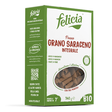 Felicia Bio bezlepkové pohánkové penne cestoviny 250 g - 46260