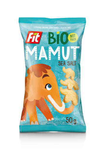 Fit bio mamut extrudovaný bezgluténový snack so slanou chuťou 50 g