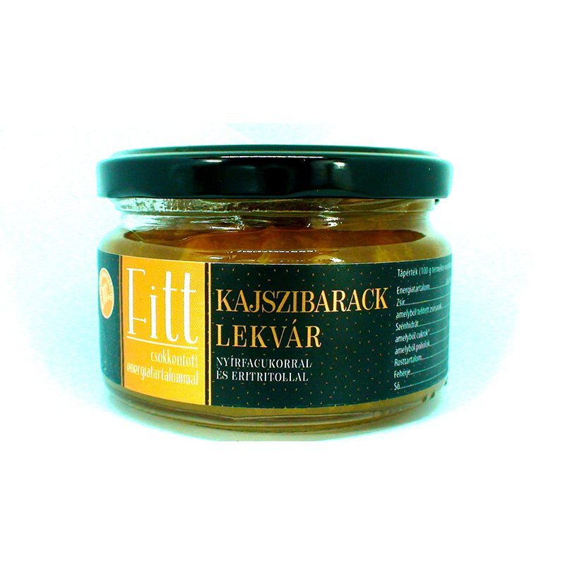 Fitt marhuľový džem sladený brezovým cukrom a erytritolom 210 g - 58137