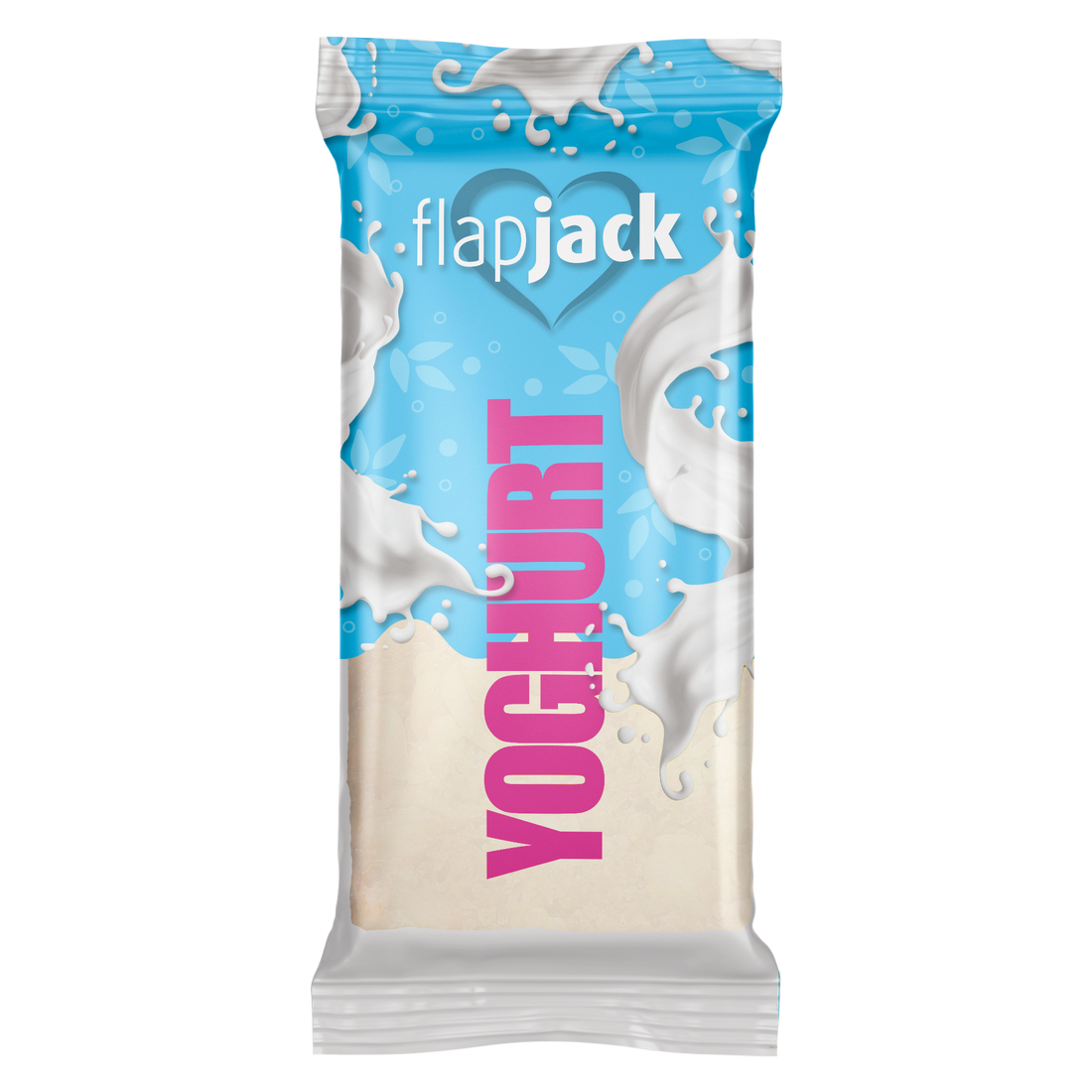 FlapJack ovsená tyčinka s jogurtovou príchuťou v bielej poleve 100 g - 92430