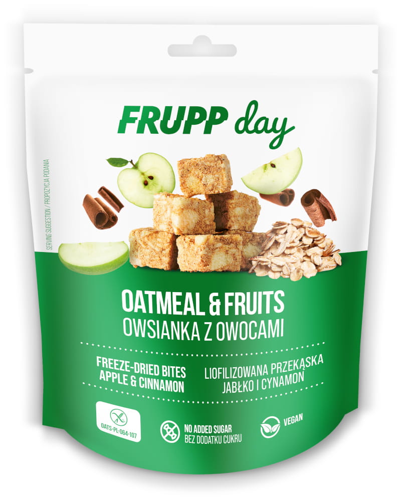 Frupp Day ovsené kocky s jablkom a škoricou 25 g - 95861