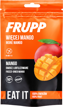 Frupp lyofilizované mango kúsky 25 g - 95860