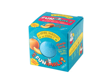 FUNIMALS Kúpeľová bomba Vitamin Bomb s melónovou príchuťou a prekvapením vo vnútri 105 g - 89638