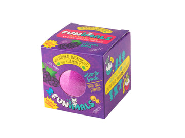 FUNIMALS Kúpeľová guľa s hroznovou vôňou a prekvapením 105 g - 89639