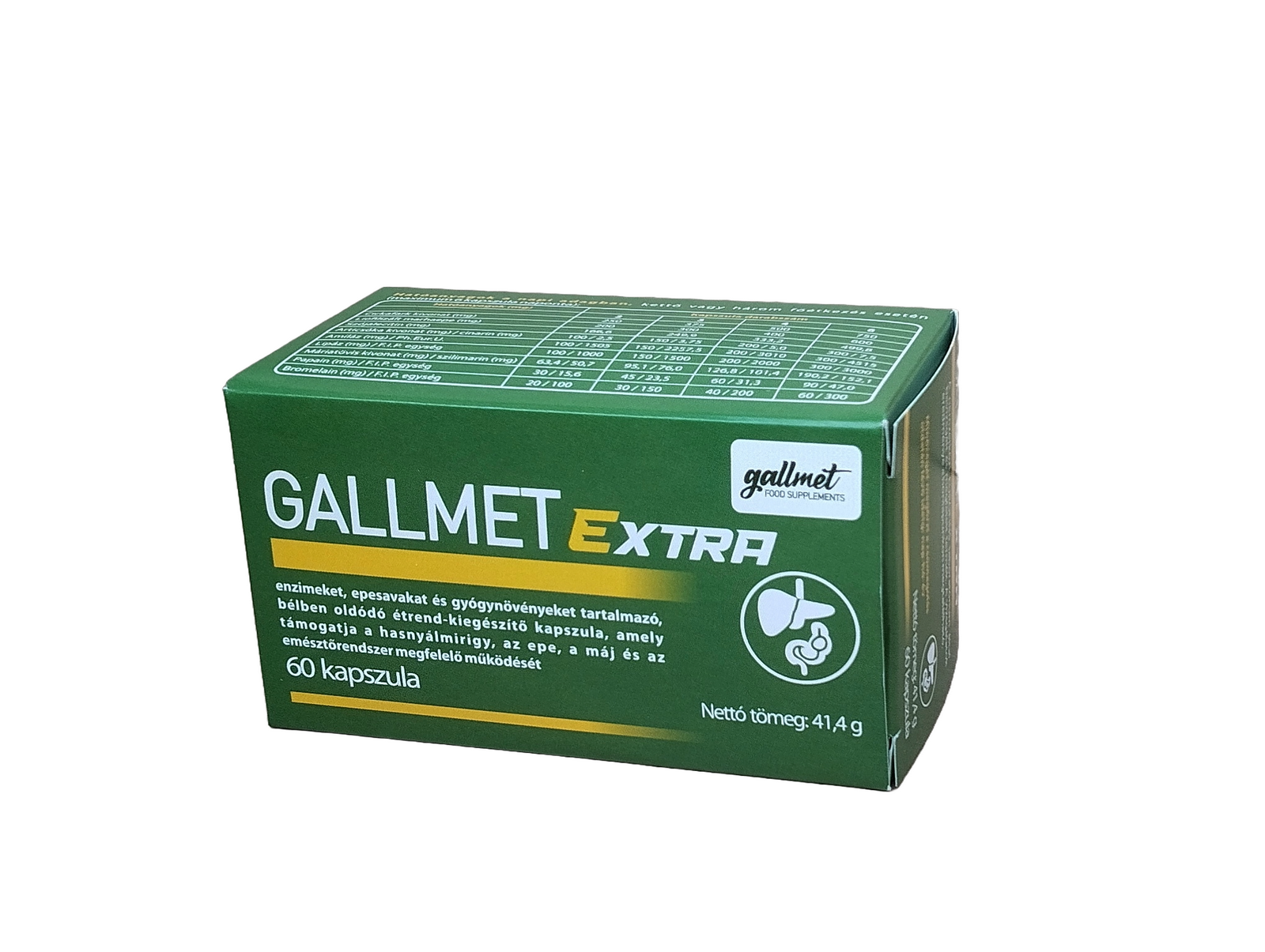 GALLMET Extra kapsuly 60 kapsúl - 96637