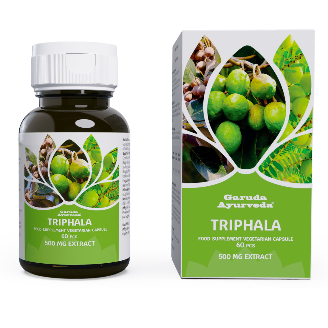Garuda ayurveda triphala vegánske kapsule 60 ks