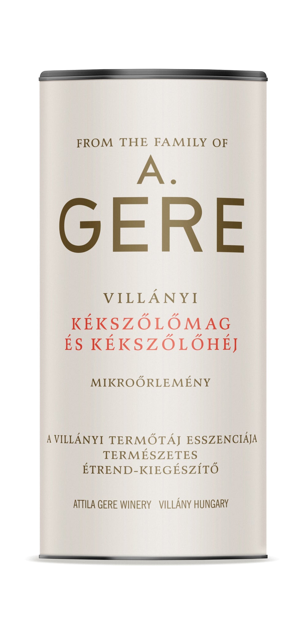 Gere Villányi Mikroprášok z jadierok a šupiek modrého hrozna 150 g - 38493