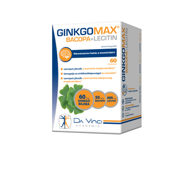 Simply You DaVinci Academia GinkgoMAX+Bacopa+Lecitin pre pamäť a koncentráciu 60 toboliek - 86997