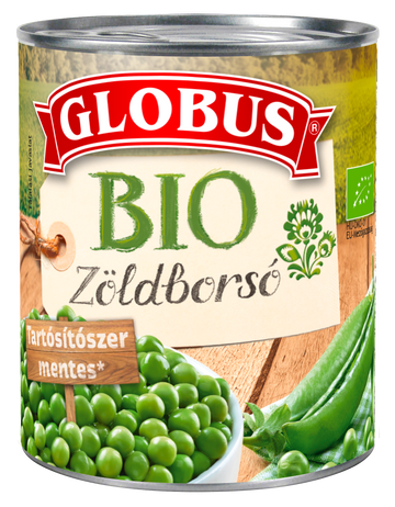 Globus bio zelený hrášok