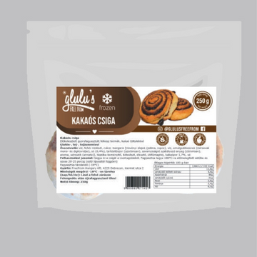 Glulu freefrom mrazené kakaové slimáky 250 g