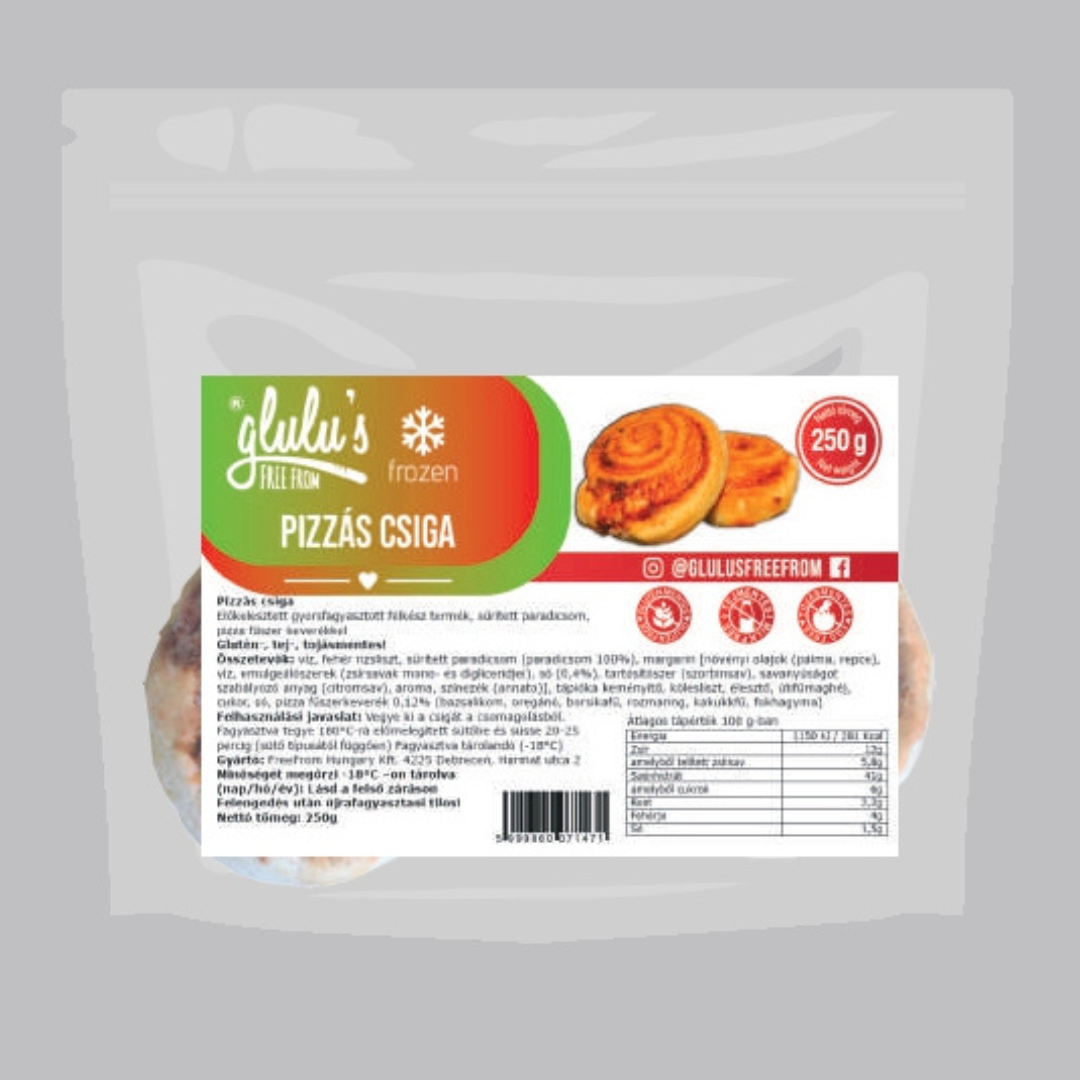 Glulu freefrom mrazené pizzu medveď 250 g