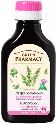 Green Pharmacy Bylinný olej na vlasy s lopúchom a prasličkou 230 g - 93769