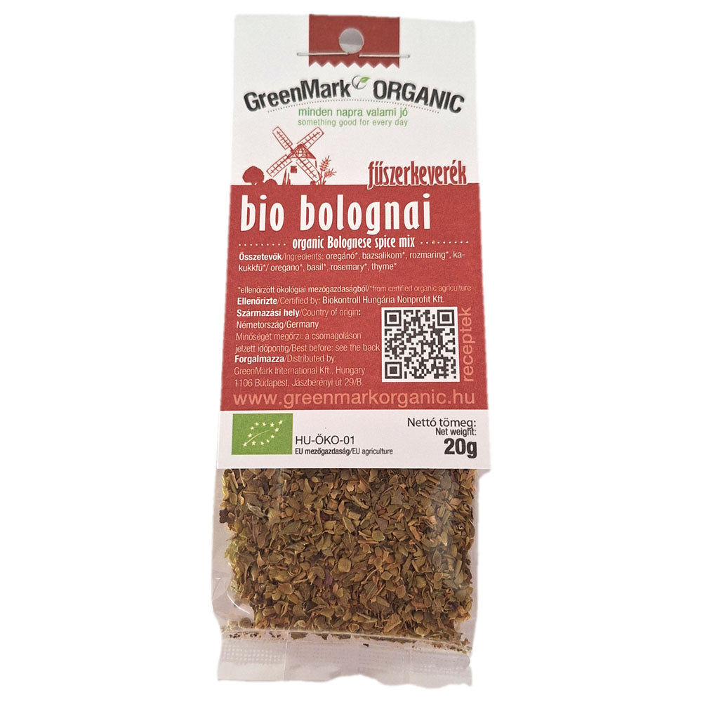 GreenMark Organic bio koreniaca zmes Bolognese 20 g - 96476