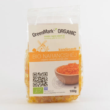 GreenMark Organic bio Kandizovaná pomarančová kôra 100 g - 26856