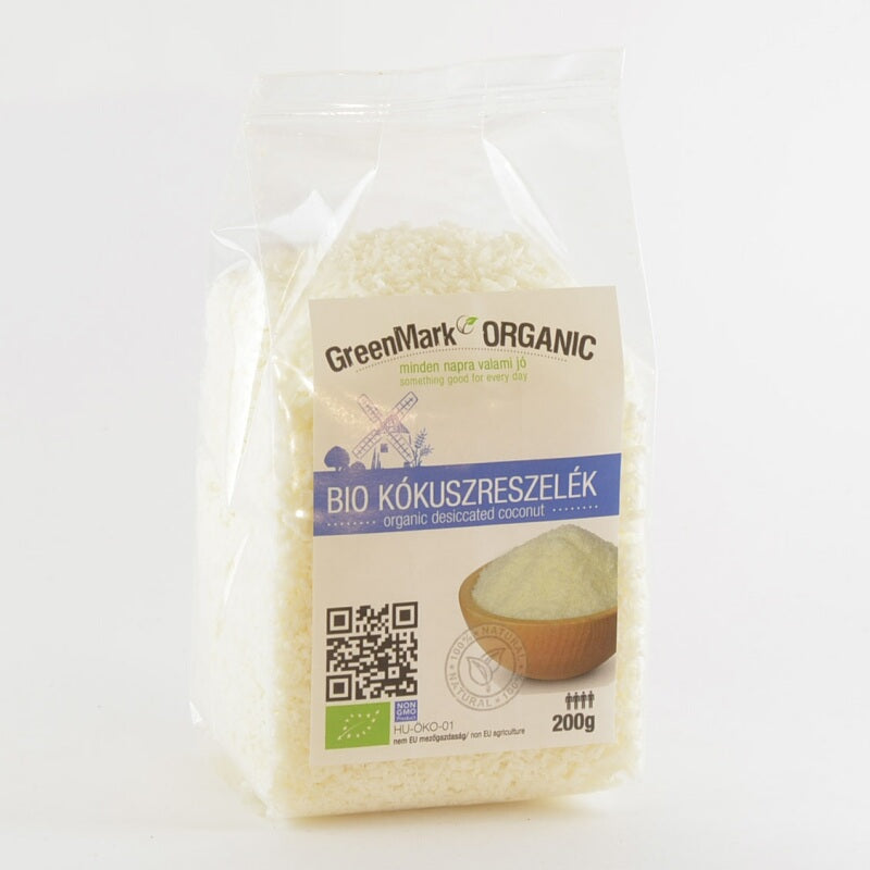 GreenMark Organic strúhaný kokos 200 g - 37489