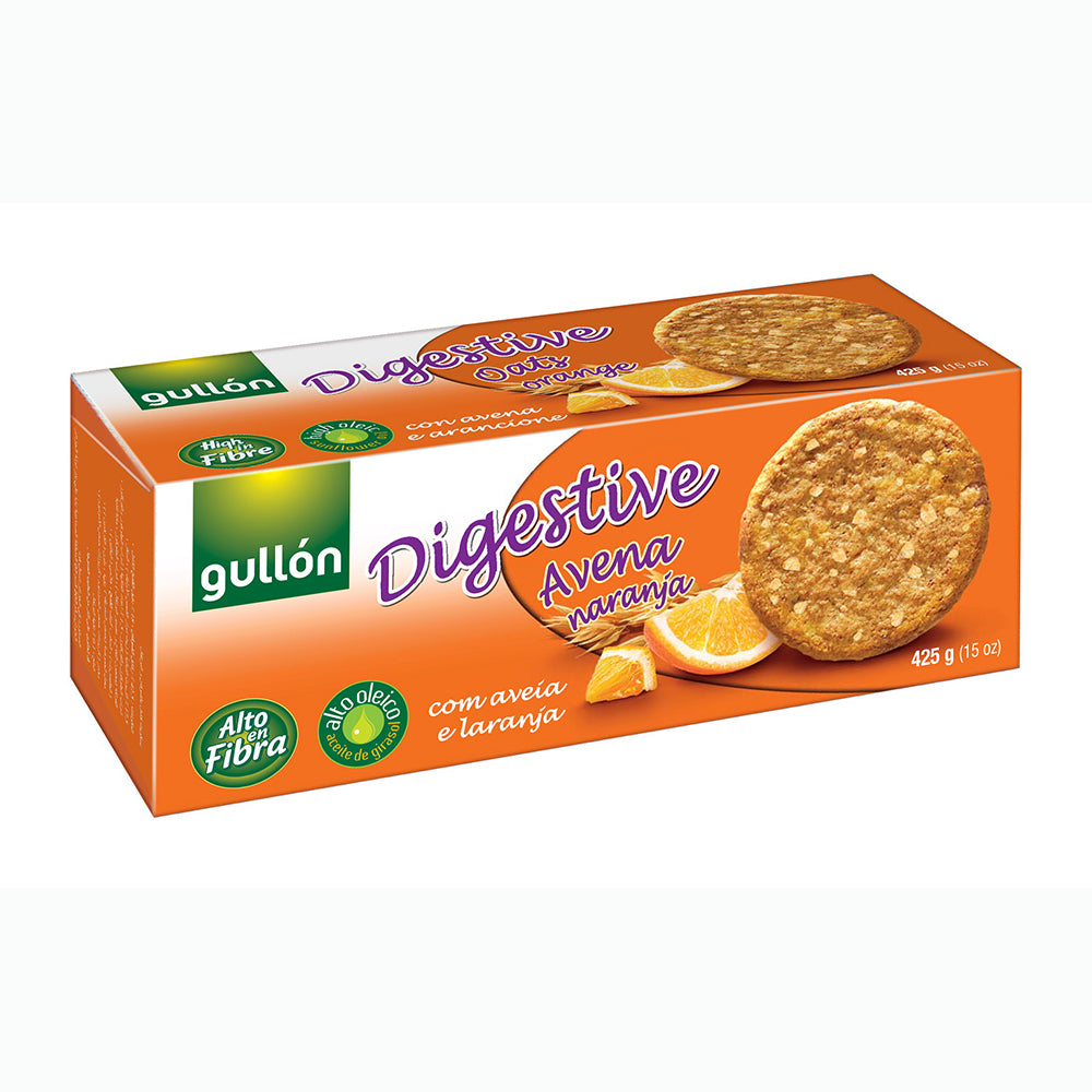 Gullón digestive ovsené oranžové koláče 425 g