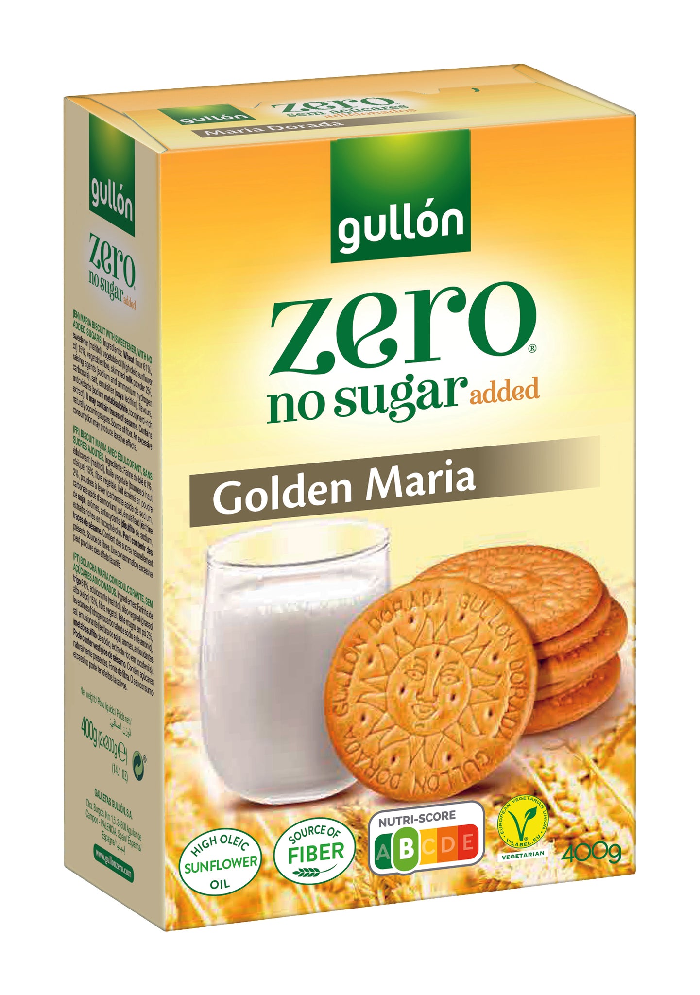 Gullón golden maria zero sušienky bez pridaného cukru 400 g