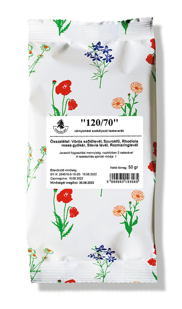 Gyógyfű Čajová Zmes na Zníženie Krvného Tlaku 50 g - 46618